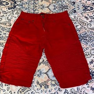 Boys moto shorts